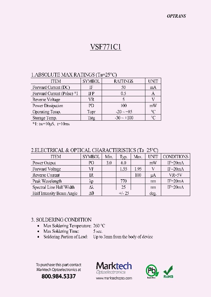 VSF771C1_4660227.PDF Datasheet