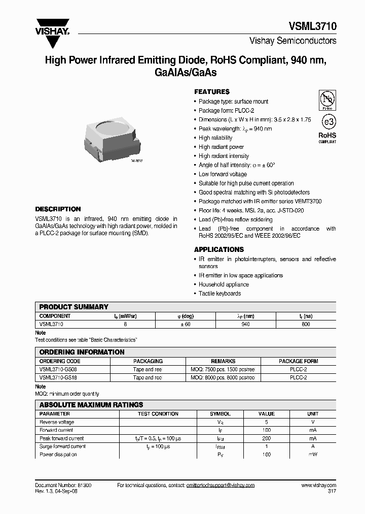 VSML3710-GS08_4357578.PDF Datasheet