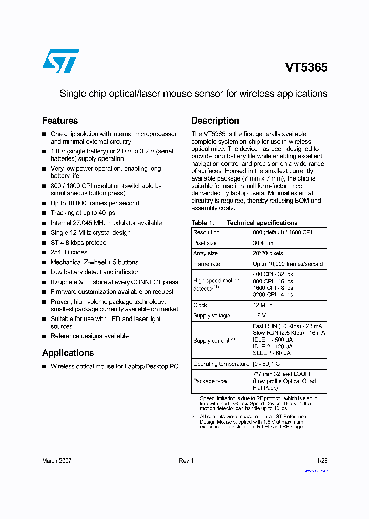 VT5365_4231374.PDF Datasheet