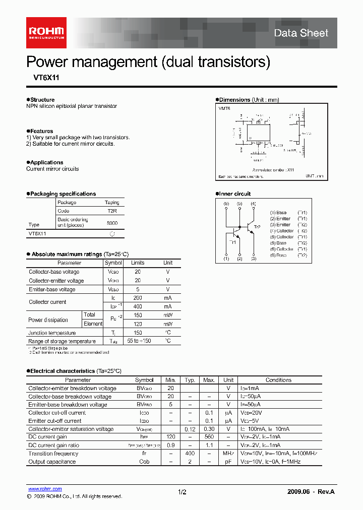 VT6X11_4558324.PDF Datasheet