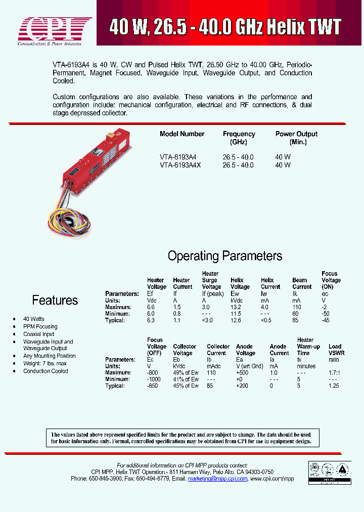 VTA-6193A41_4404315.PDF Datasheet