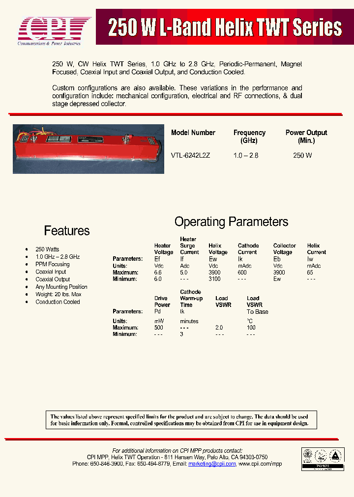 VTL-6242L2Z_4720186.PDF Datasheet