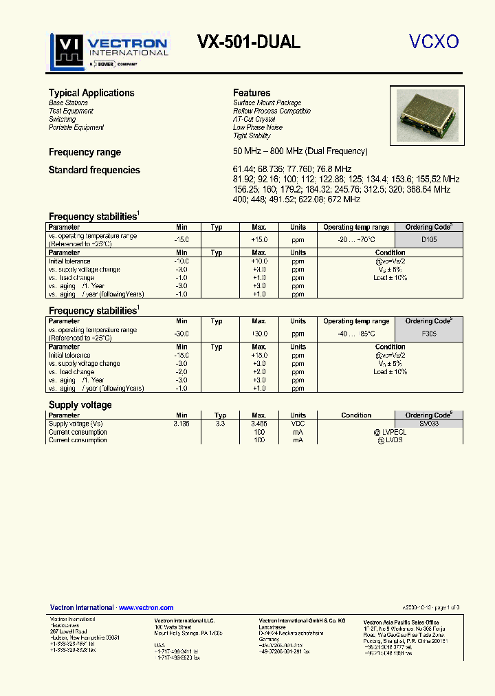 VX-501D105SV033RFPB1_4379457.PDF Datasheet