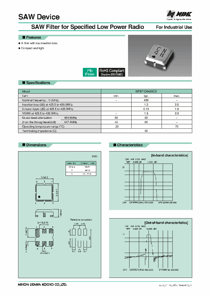 WF871D0426CD_4904699.PDF Datasheet