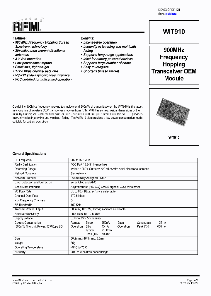 WIT910_4173293.PDF Datasheet
