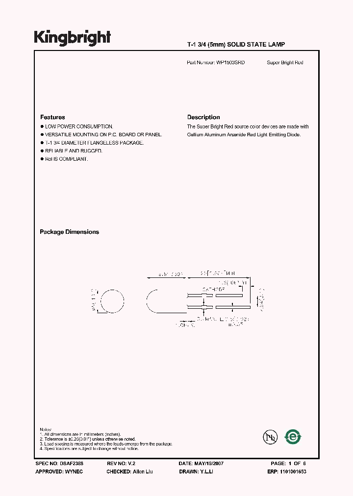 WP1503SRD_4255948.PDF Datasheet