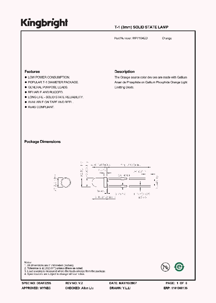 WP7104ED_4501752.PDF Datasheet