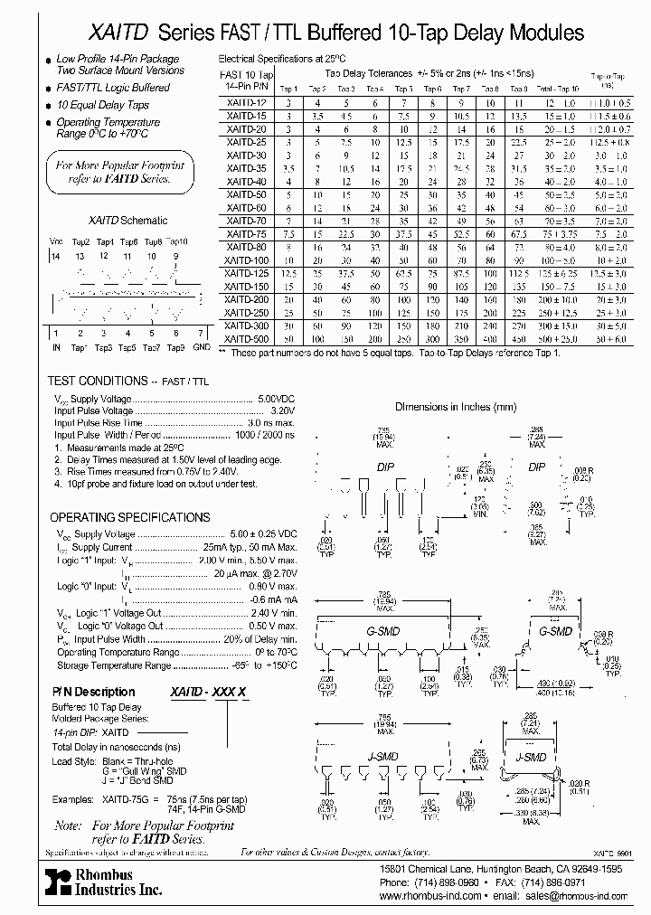 XAITD-100_4375961.PDF Datasheet