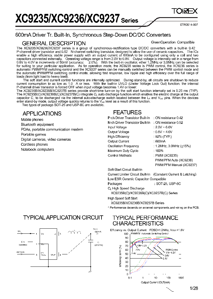 XC9237A2ACEL_4458376.PDF Datasheet