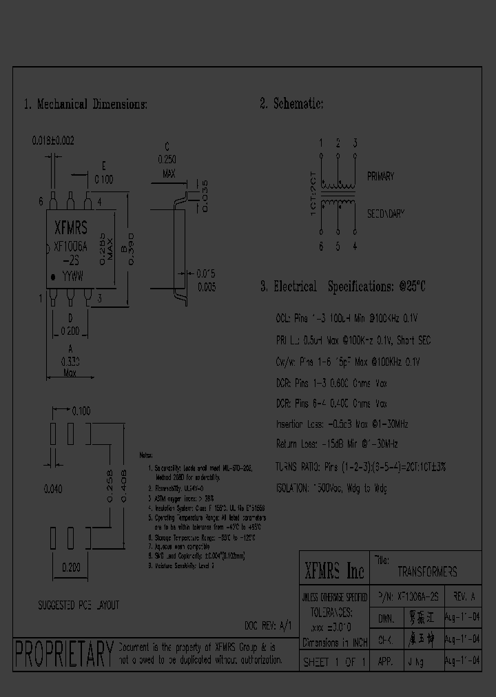 XF1006A-2S_4500328.PDF Datasheet