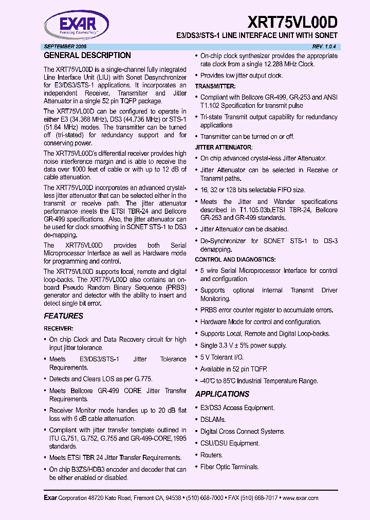 XRT75VL00D08_4656077.PDF Datasheet