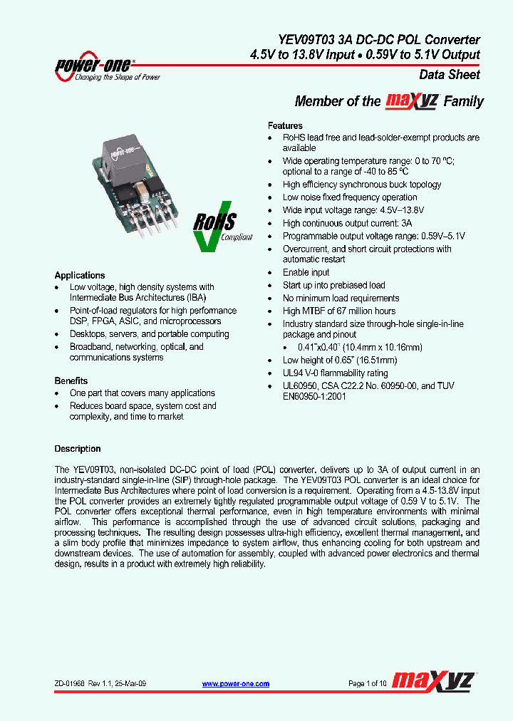 YEV09T03-0_4553538.PDF Datasheet