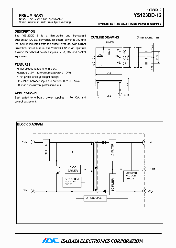 YS123DD-12_4202933.PDF Datasheet