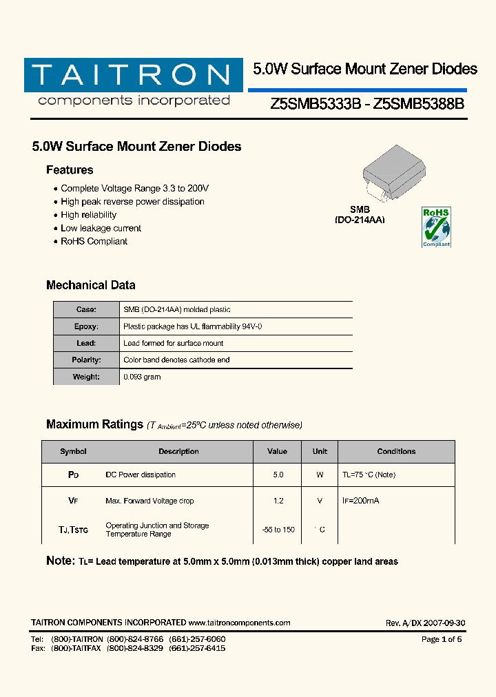 Z5SMB5334B_4179420.PDF Datasheet
