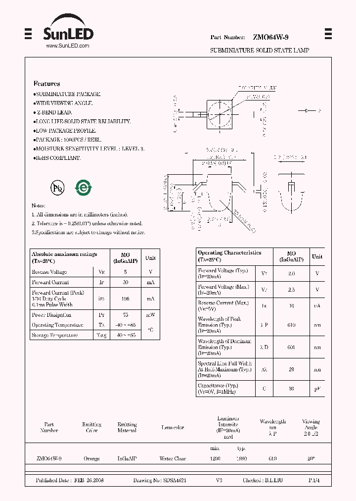 ZMO64W-9_4610443.PDF Datasheet