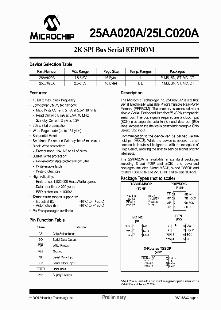 25AA020A_965154.PDF Datasheet