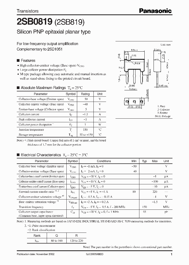 2SB0819_965862.PDF Datasheet