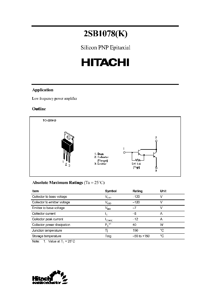 2SB1078_965884.PDF Datasheet