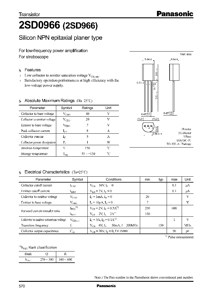 2SD0966_966366.PDF Datasheet