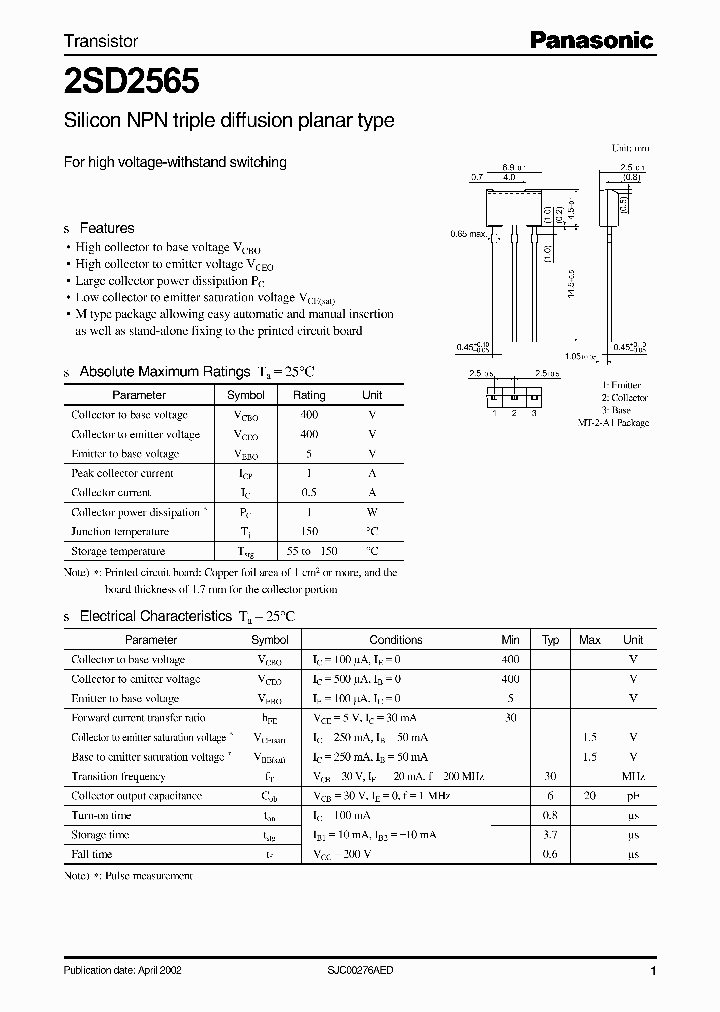 2SD2565_966545.PDF Datasheet