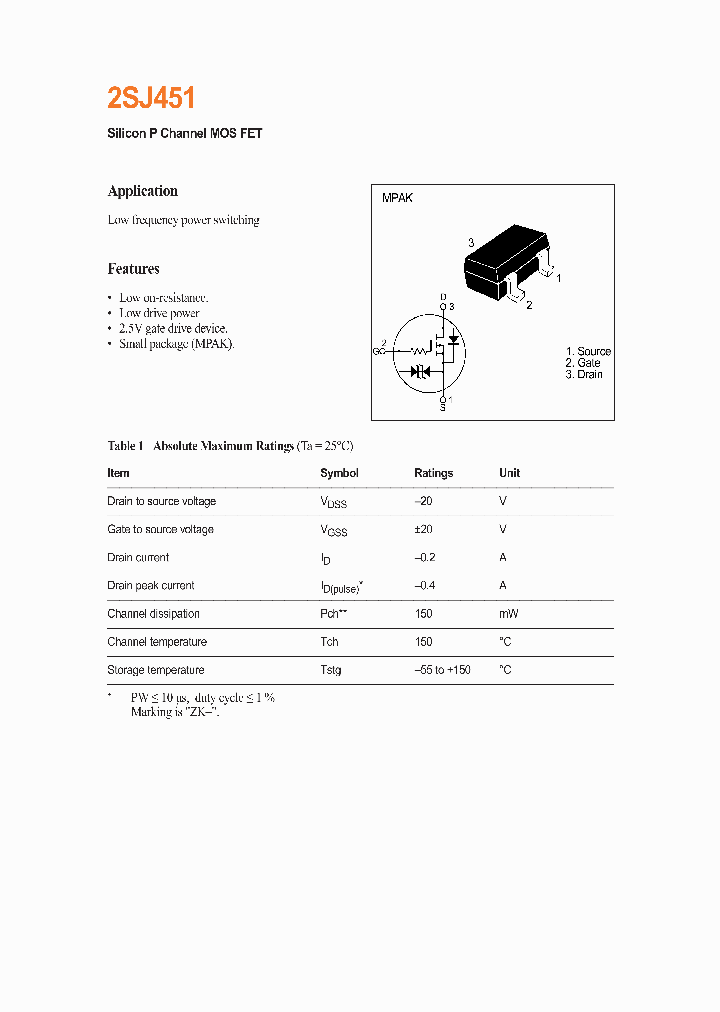 2SJ451_966650.PDF Datasheet