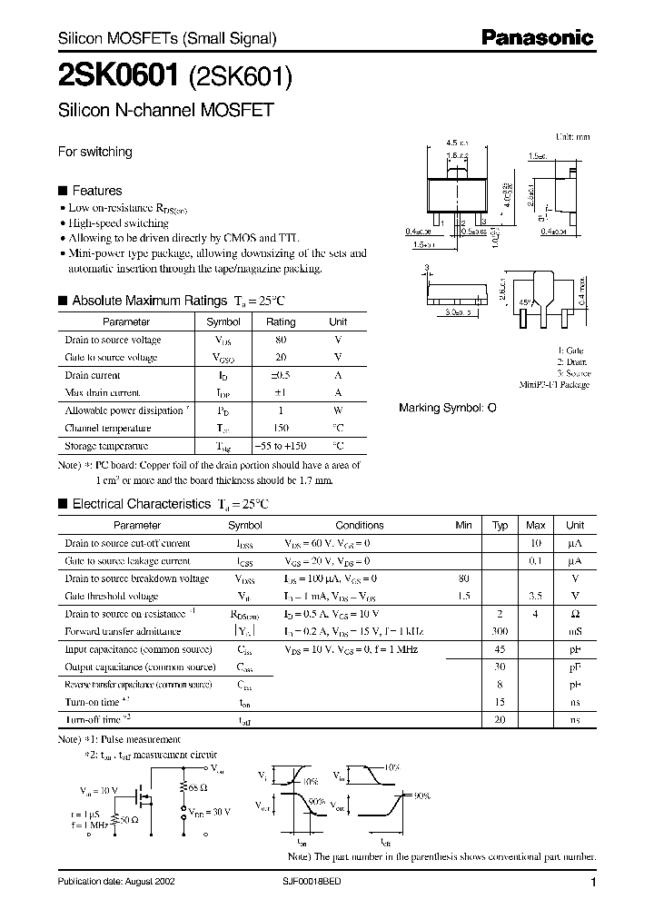 2SK0601_966695.PDF Datasheet