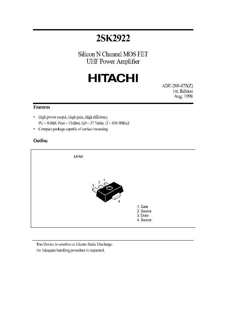 2SK2922_966902.PDF Datasheet