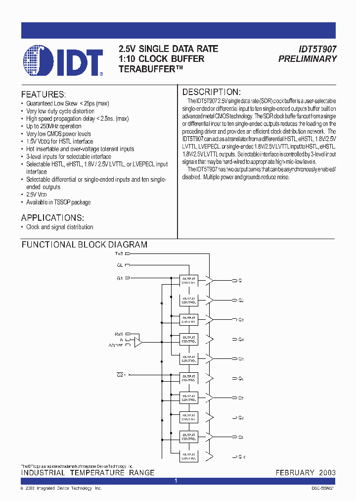 5T907DATASHEET_969166.PDF Datasheet