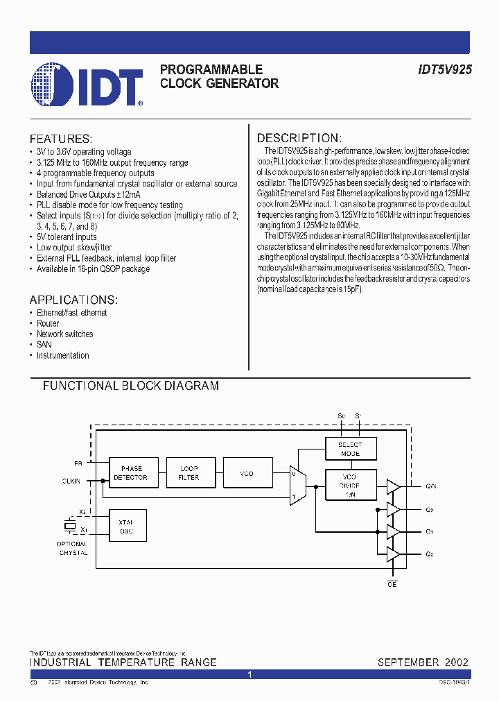 5V925DATASHEET_969174.PDF Datasheet