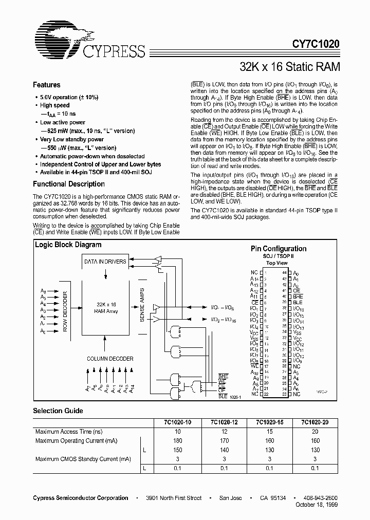 7C1020_971800.PDF Datasheet