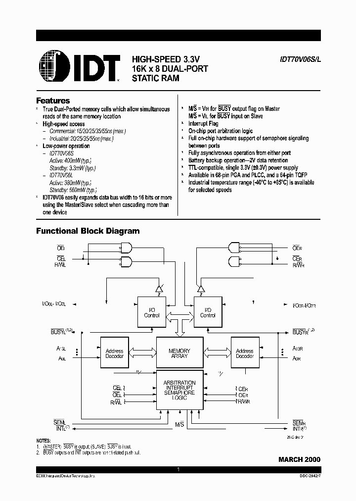70V06DS7707_970285.PDF Datasheet