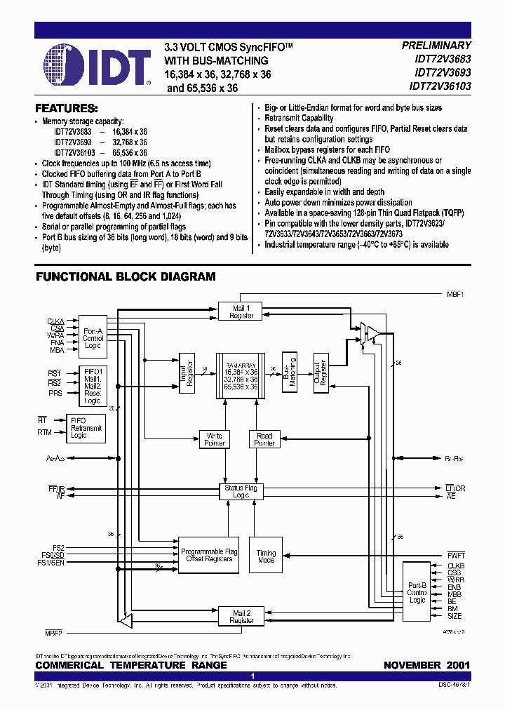 72V3683-103DS_970480.PDF Datasheet