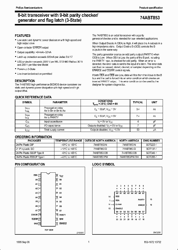 74ABT853_970614.PDF Datasheet