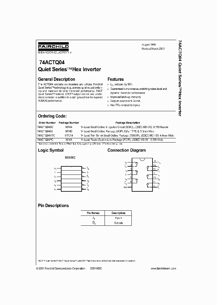 74ACTQ04_970695.PDF Datasheet