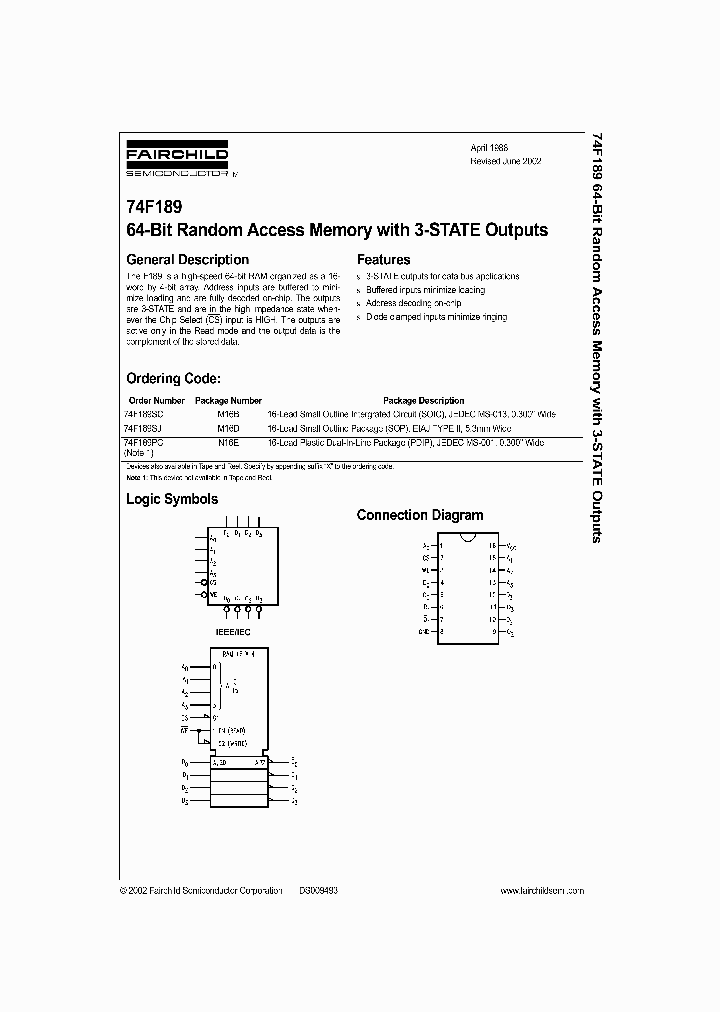 74F189_970891.PDF Datasheet