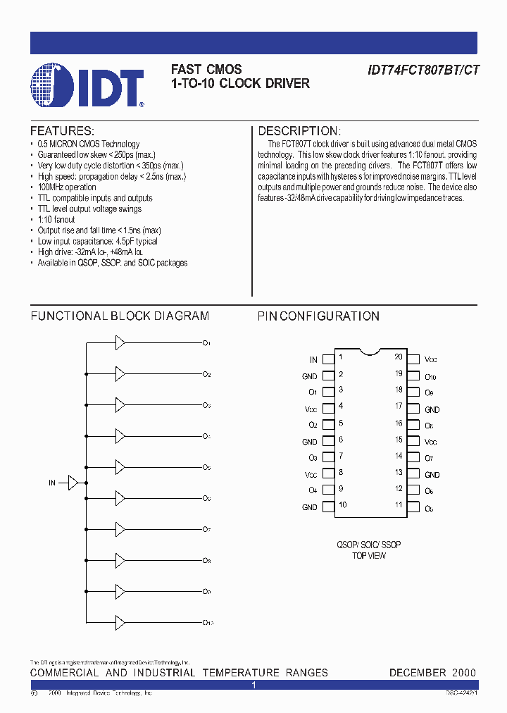 74FCT807TDATASHEET_971082.PDF Datasheet