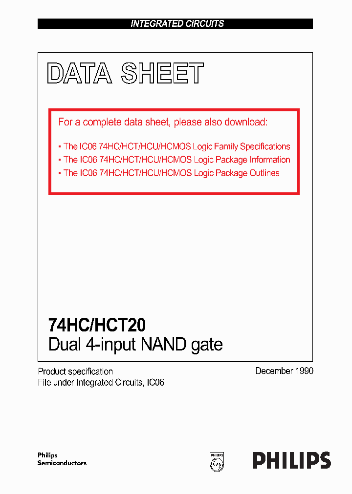 74HCHCT20CNV2_971141.PDF Datasheet
