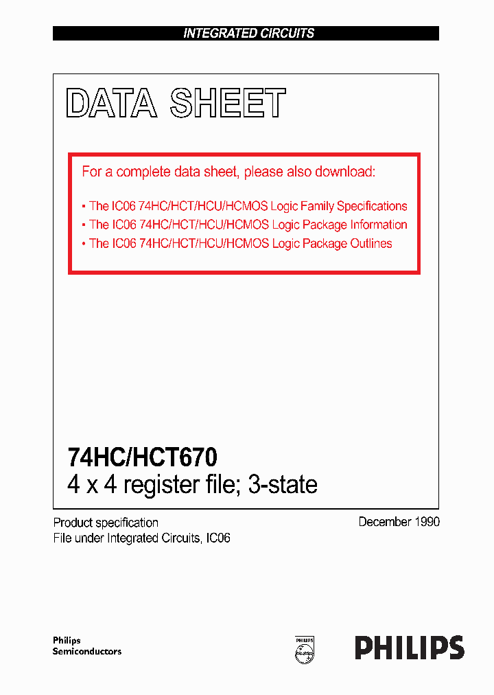 74HCHCT670CNV2_971192.PDF Datasheet