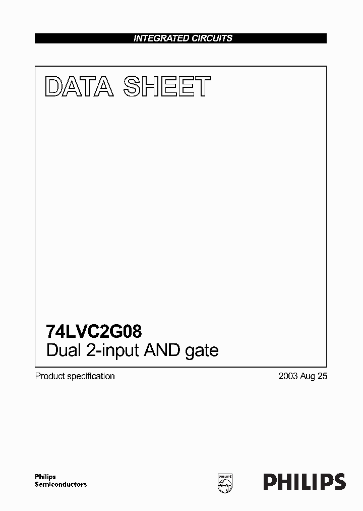 74LVC2G08_971376.PDF Datasheet