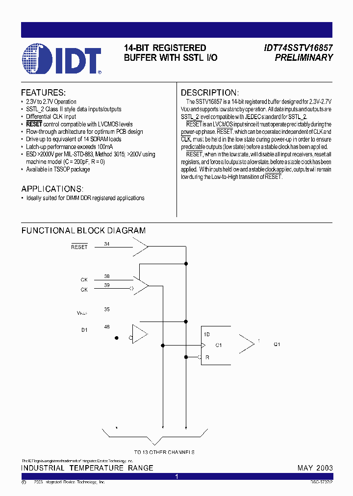 74SSTV16857DATASHEET_971543.PDF Datasheet
