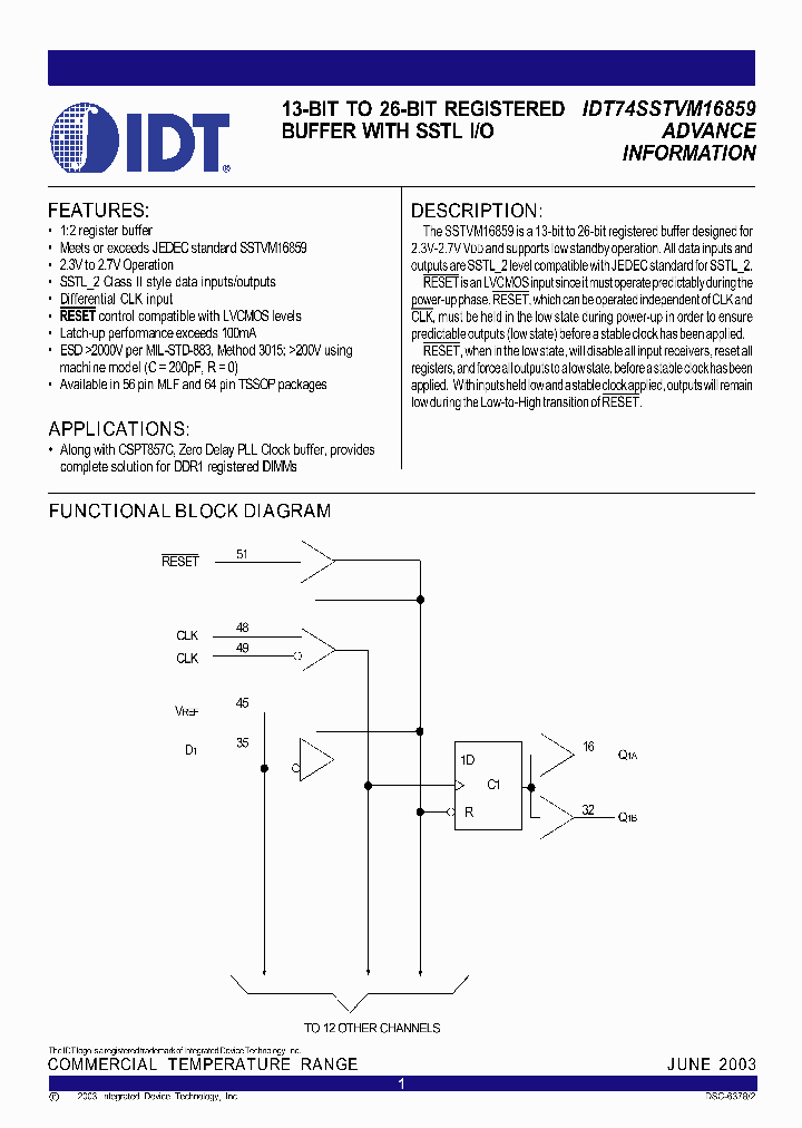 74SSTVM16859DATASHEET_971545.PDF Datasheet