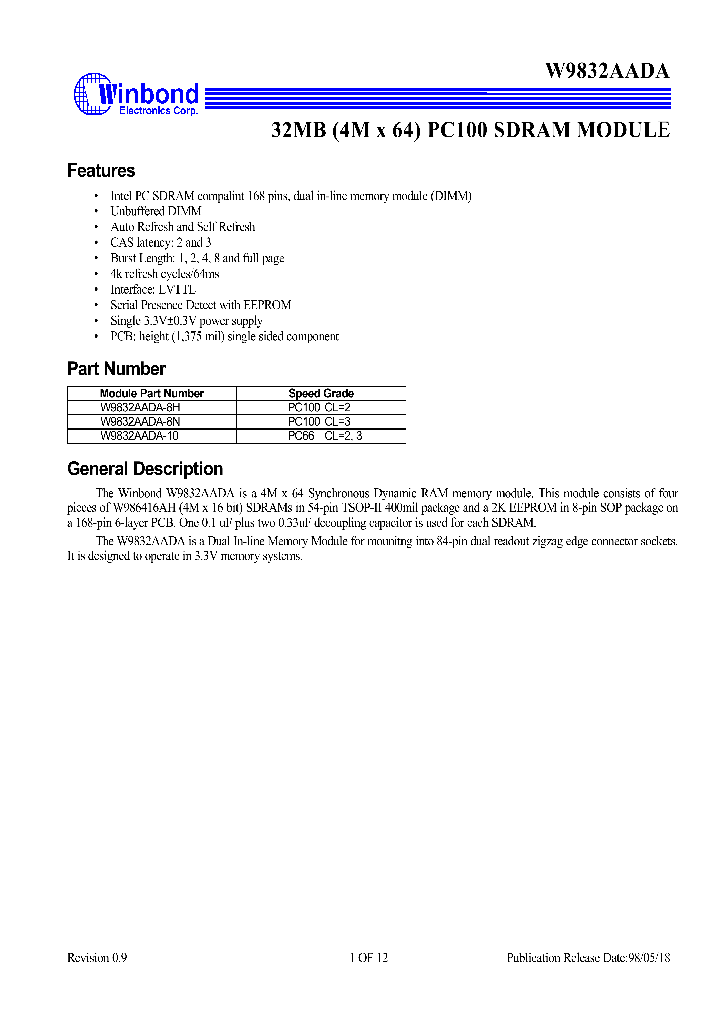 9832AADA_972613.PDF Datasheet