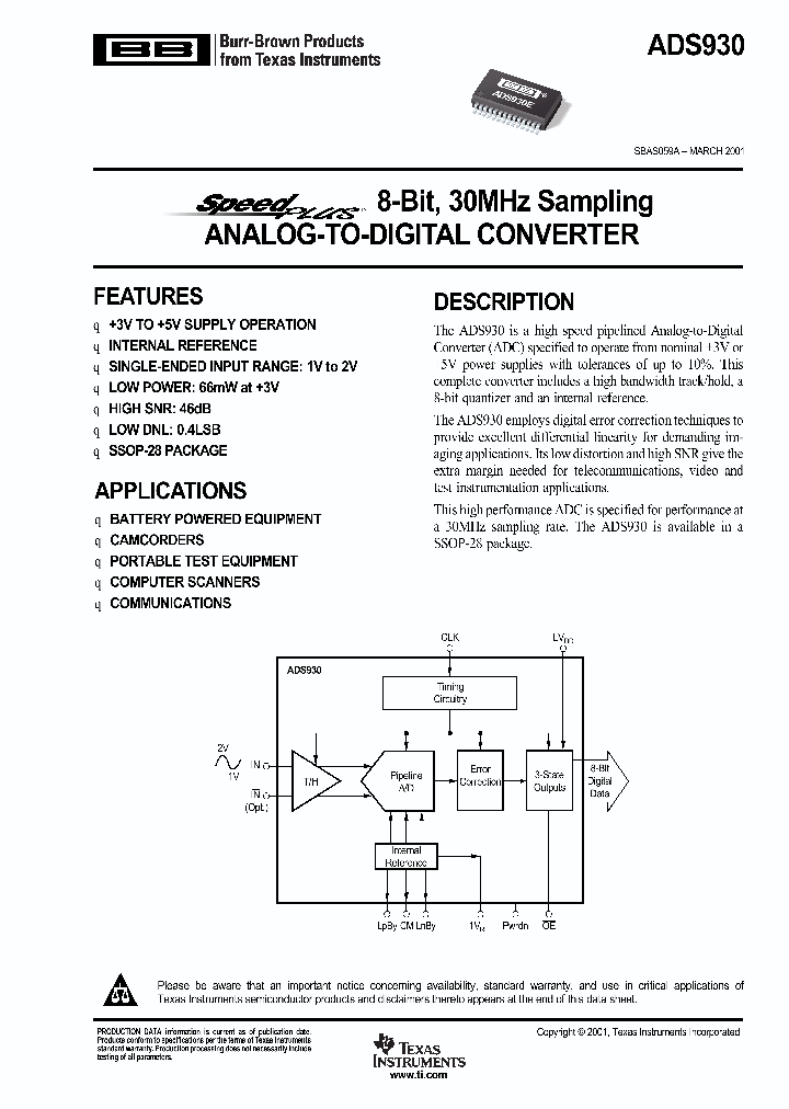 ADS930_974015.PDF Datasheet