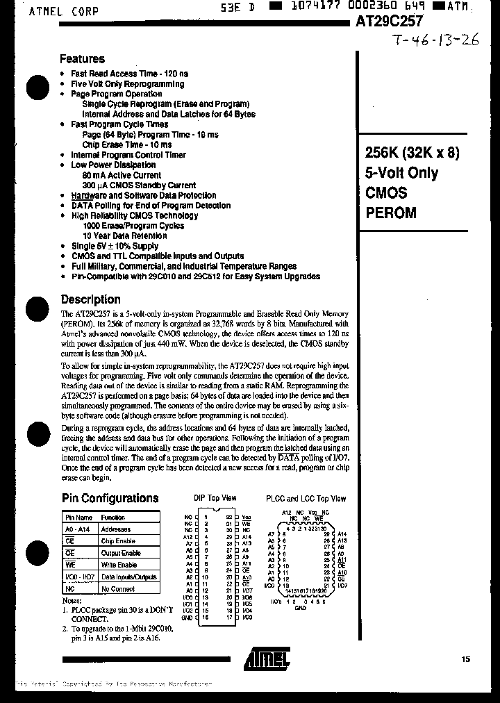 AT29C257-12DM_974889.PDF Datasheet