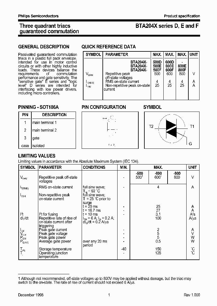 BTA204XSERIESDEF2_976672.PDF Datasheet