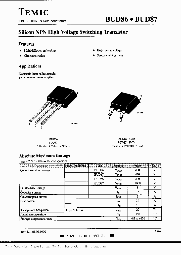 BUD87_976782.PDF Datasheet