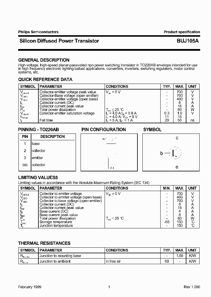 BUJ105A2_976805.PDF Datasheet