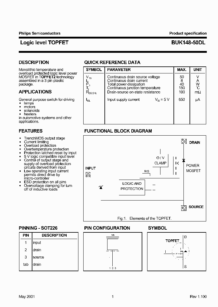 BUK148-50DL1_976830.PDF Datasheet