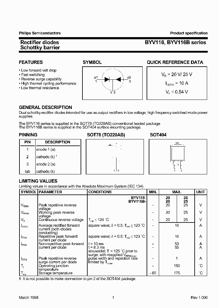 BYV116SERIES2_977200.PDF Datasheet
