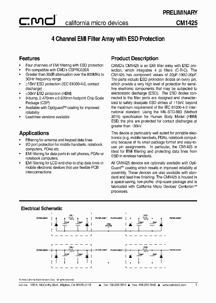 CM1425_977737.PDF Datasheet